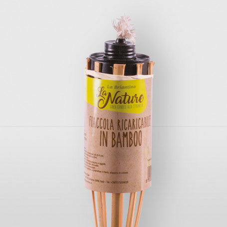 FIACCOLA DA GIARDINO IN BAMBOO 150CM