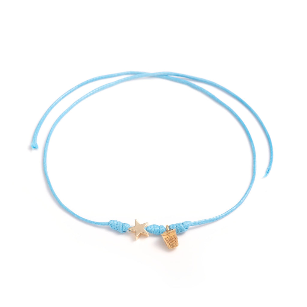BRACCIALE FILO MAGICO CON CHARMS COLORE A SCELTA