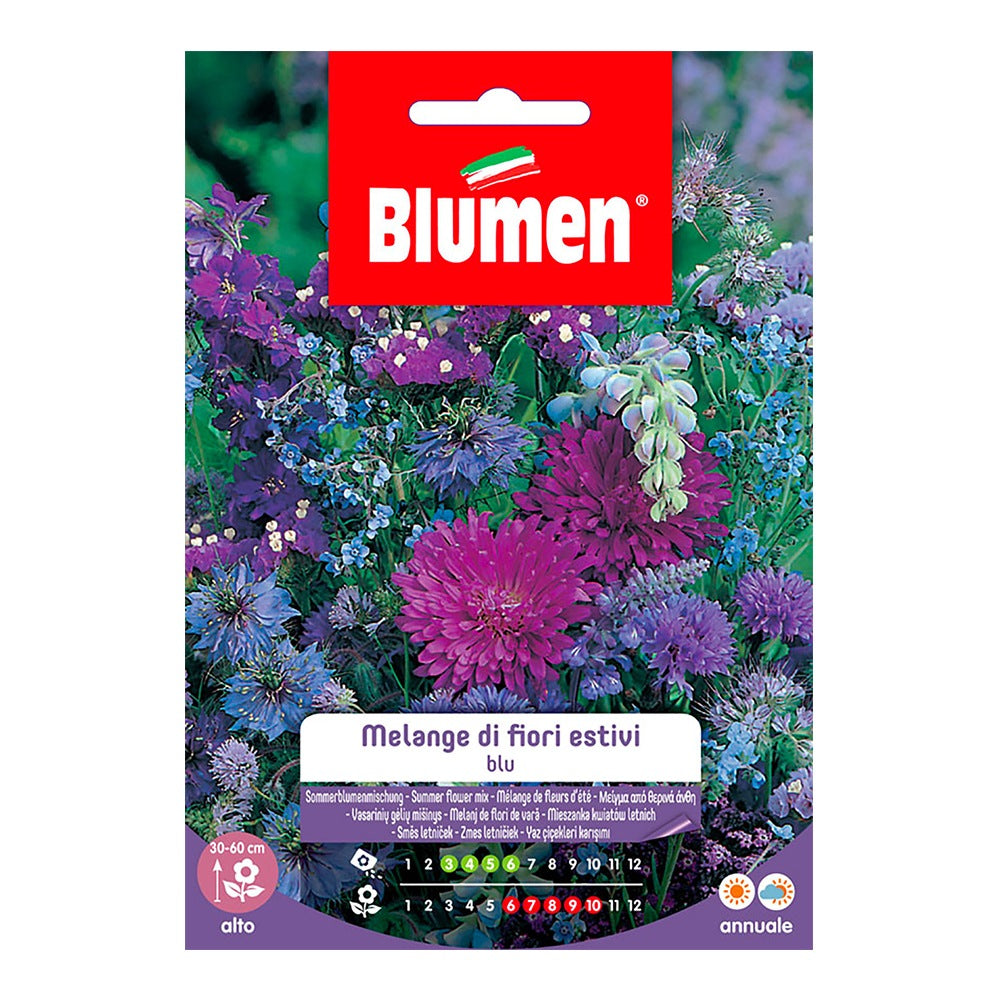 MELANGE DI FIORI ESTIVI BLU
