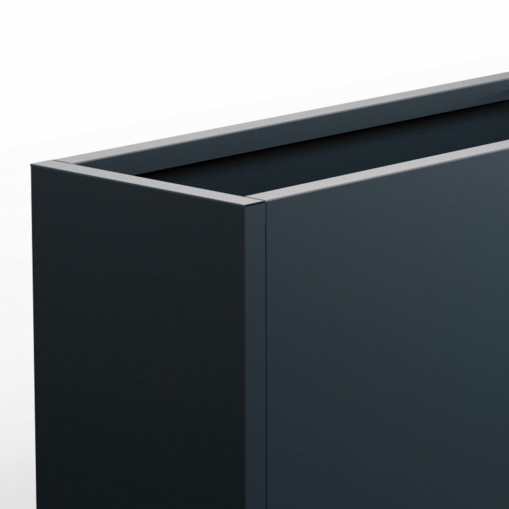 FIORIERA "PLANTER 30" IN METALLO 100X30X50CM ANTRACITE