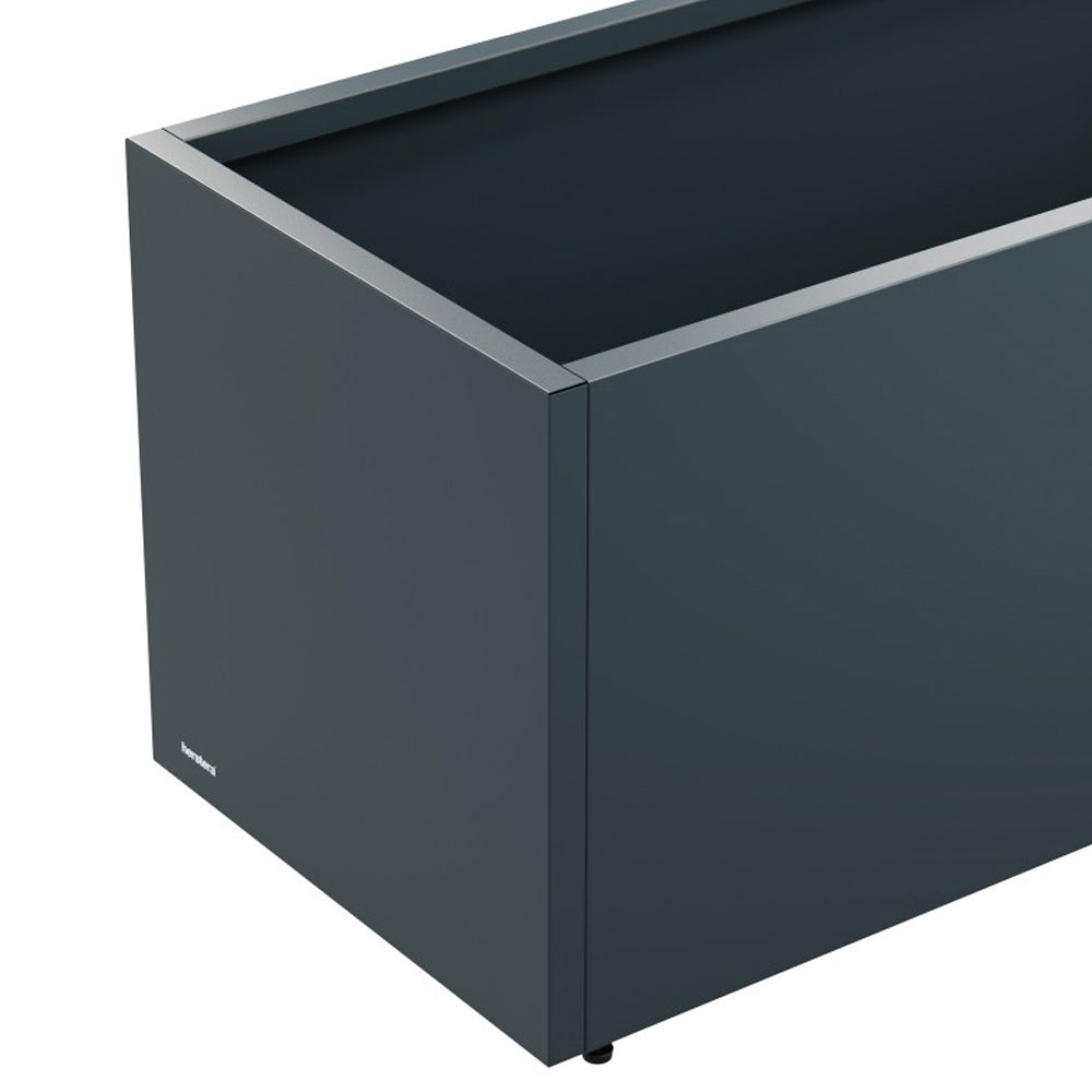 FIORIERA "PLANTER 50" IN METALLO 100X50X50CM ANTRACITE