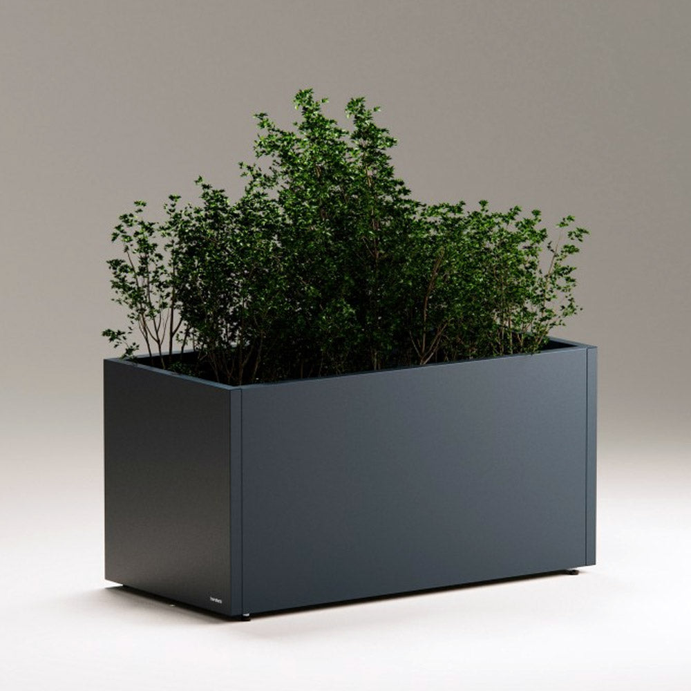 FIORIERA "PLANTER 50" IN METALLO 100X50X50CM ANTRACITE