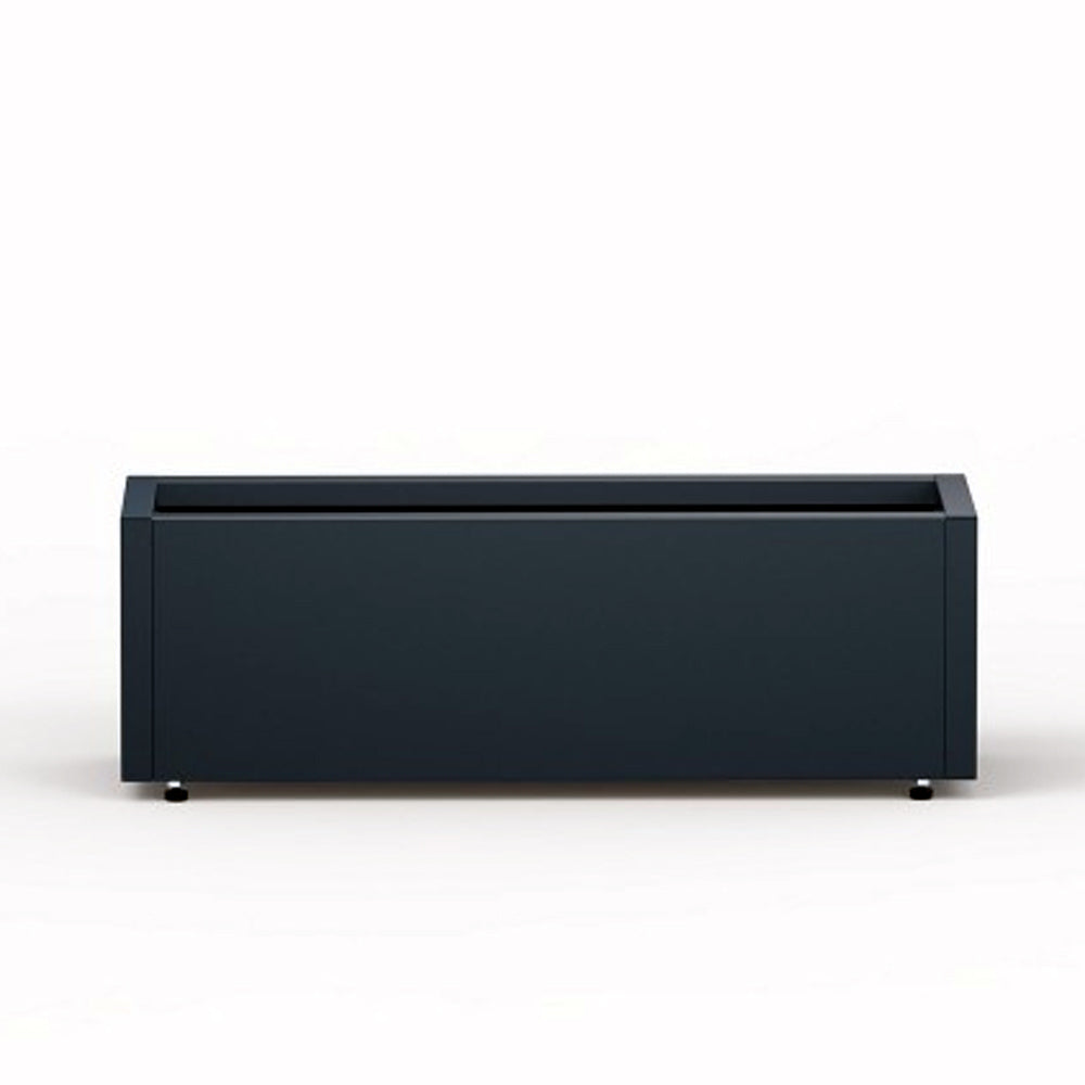 FIORIERA "PLANTER BALCONY" IN METALLO 100X25X25CM ANTRACITE