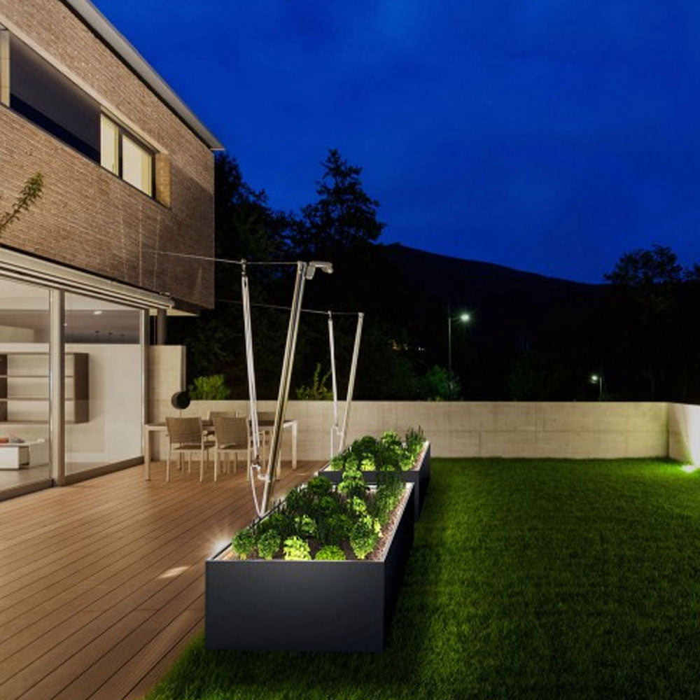 FIORIERA BASSA "PLANTER EDGE" IN METALLO 150X100X50CM ANTRACITE