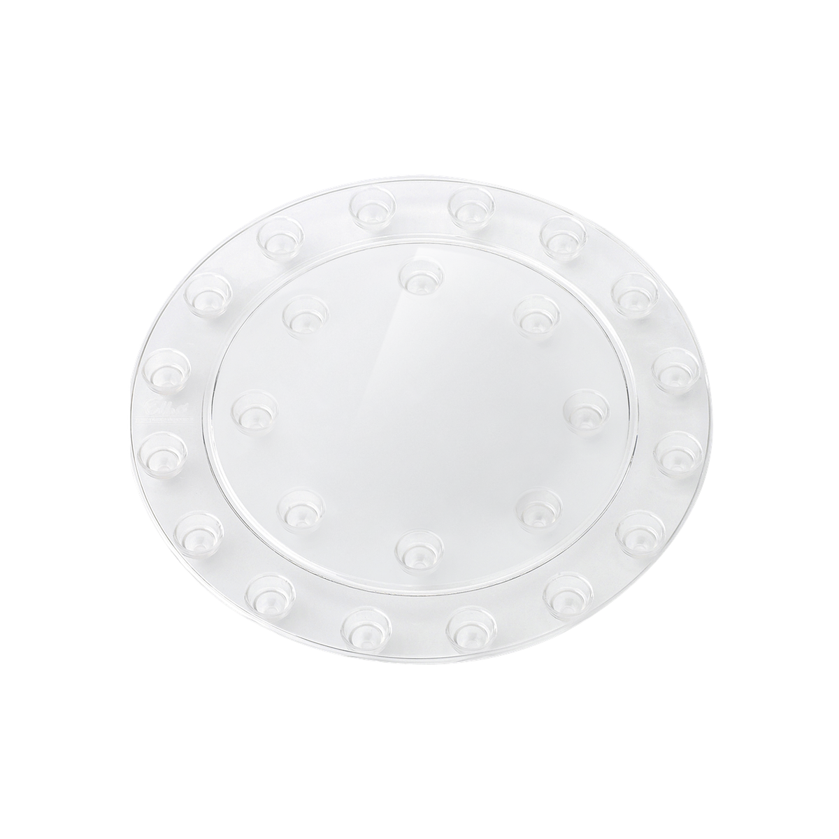 Sottovaso Protettore per Pavimenti Rotondo D 21cm Trasparente Elho