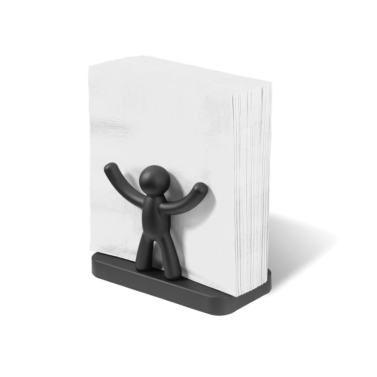 Portatovaglioli Buddy 15x9x7.6cm Nero UMBRA