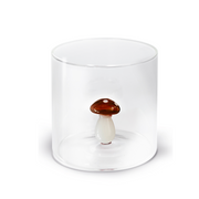 BICCHIERE DA ACQUA 250 ML FUNGO IN VETRO BOROSILICATO
