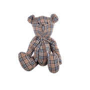 ORSETTO PELUCHE TARTAN BEIGE 80CM