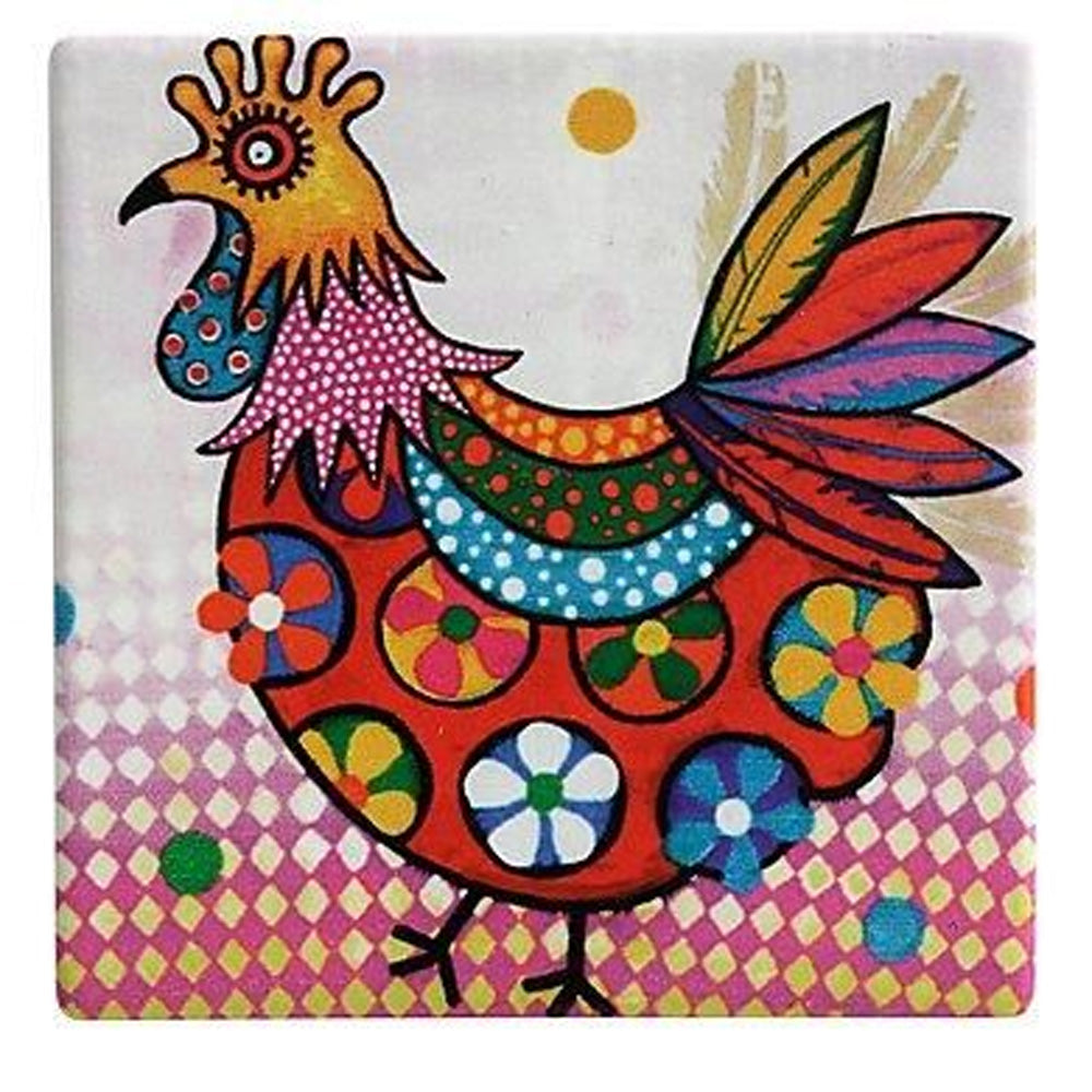 SOTTOBICCHIERE SMILE STYLE GALLO 9CM