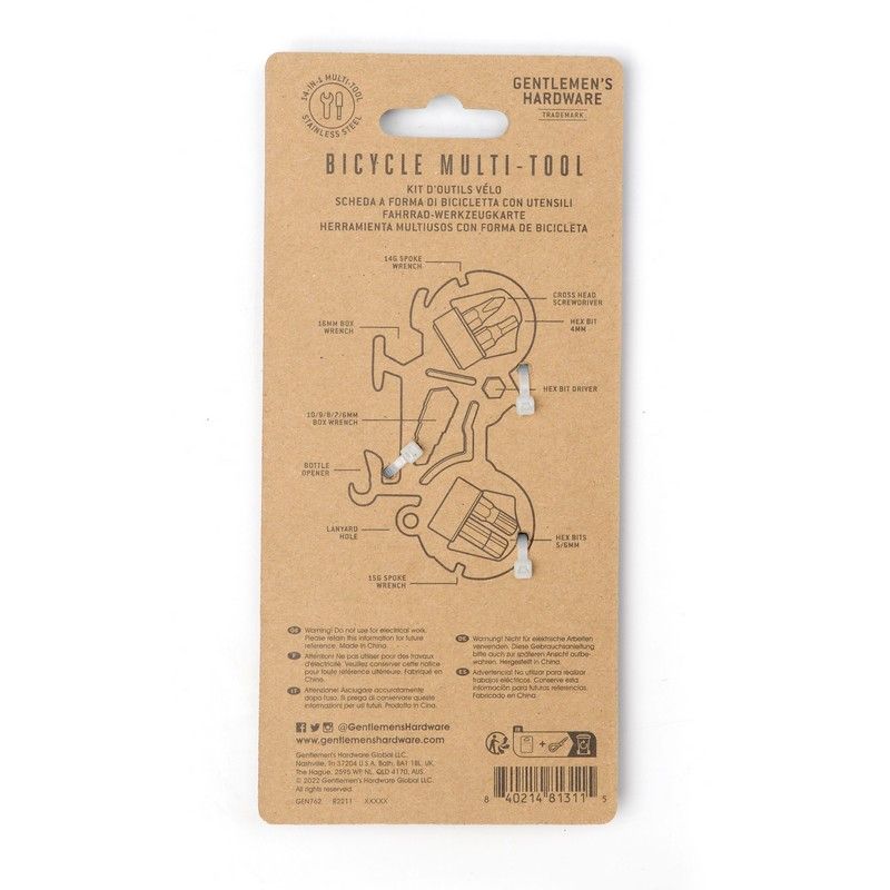 MINI ATTREZZO MULTIUSO, FORMA BICICLETTA