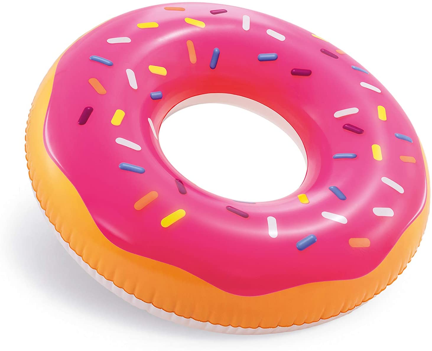 SALVAGENTE GONFIABILE DONUT ROSA 99X25CM