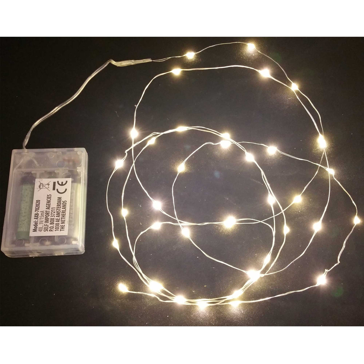 100 MICROLED LINEARI LUCI BIANCO CALDO