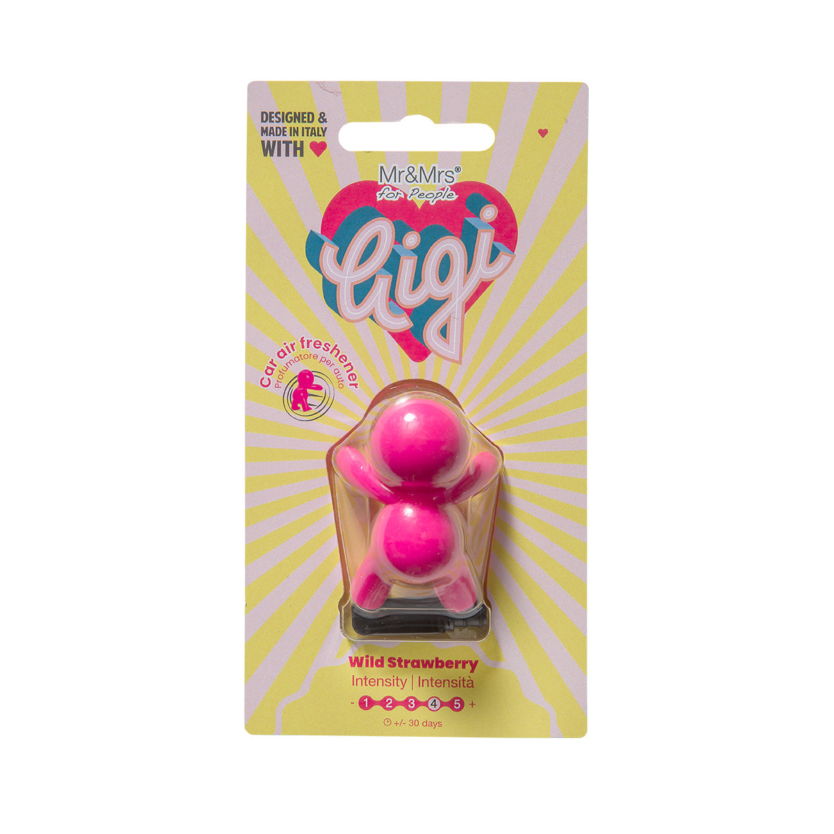 MR & MRS FRAGRANCE PROFUMATORE PER AUTO GIGI FUCHSIA WILD STRAWBERRY