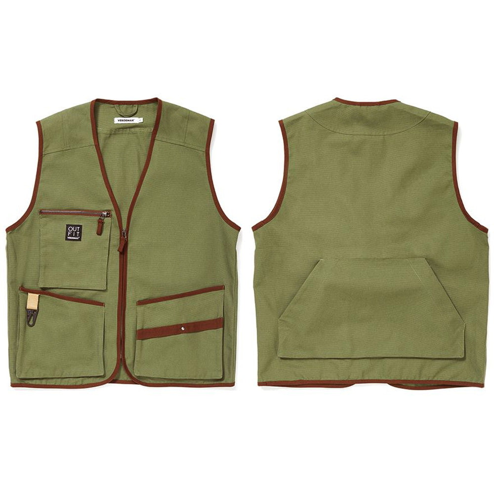 GILET UOMO VERDE OLIVA TG.L CORNIOLO