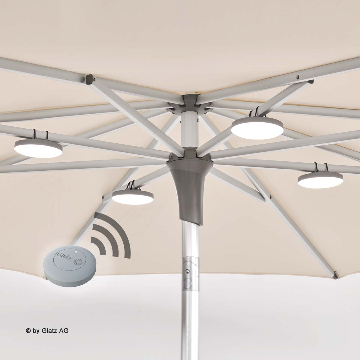 LUCE PER OMBRELLONE RICAMBIO OSYRION SPOT SET 4PZ