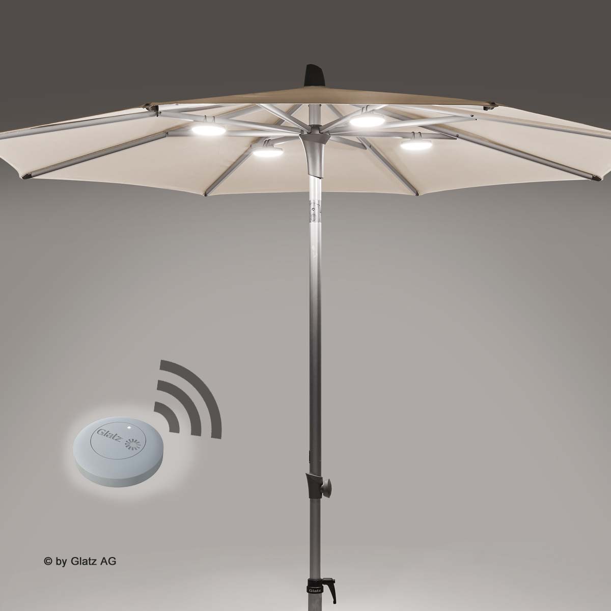 LUCE PER OMBRELLONE RICAMBIO OSYRION SPOT SET 4PZ
