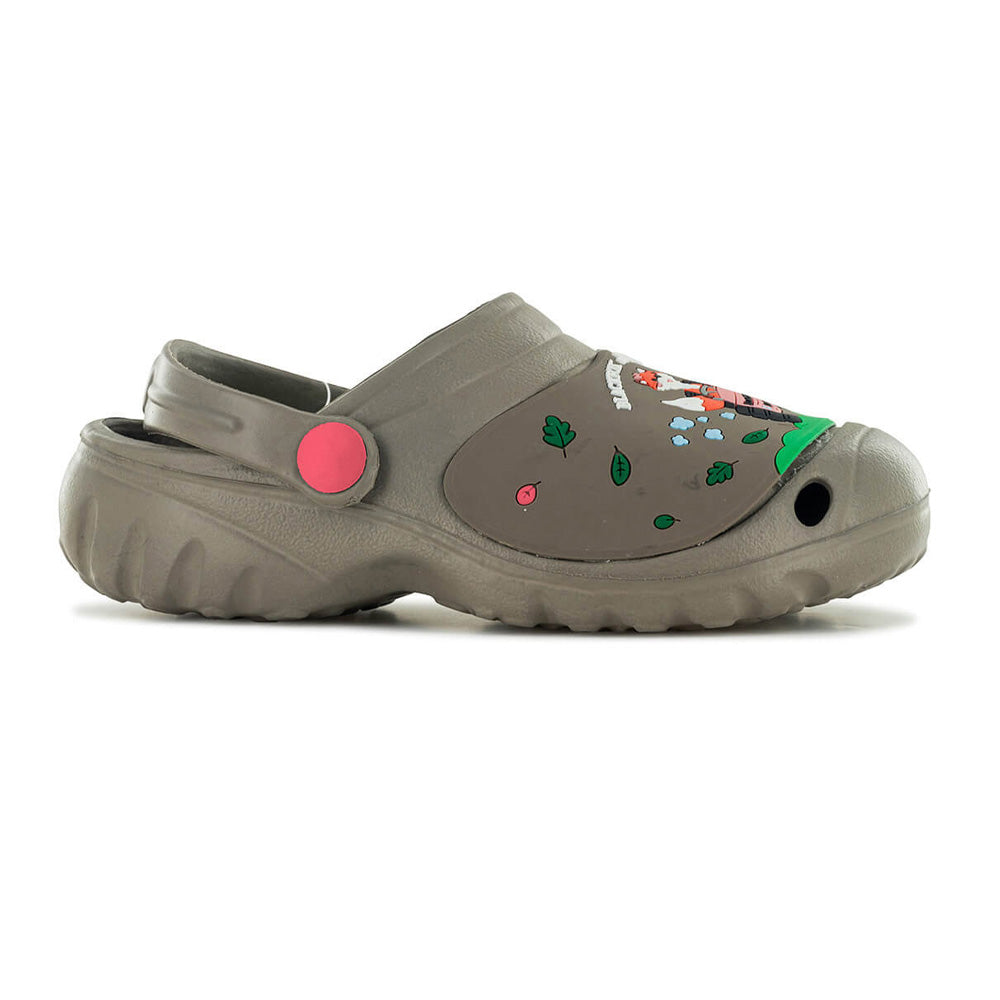 CIABATTE SABOT DA BAMBINA TG.34/35 GRIGIO CLEVER