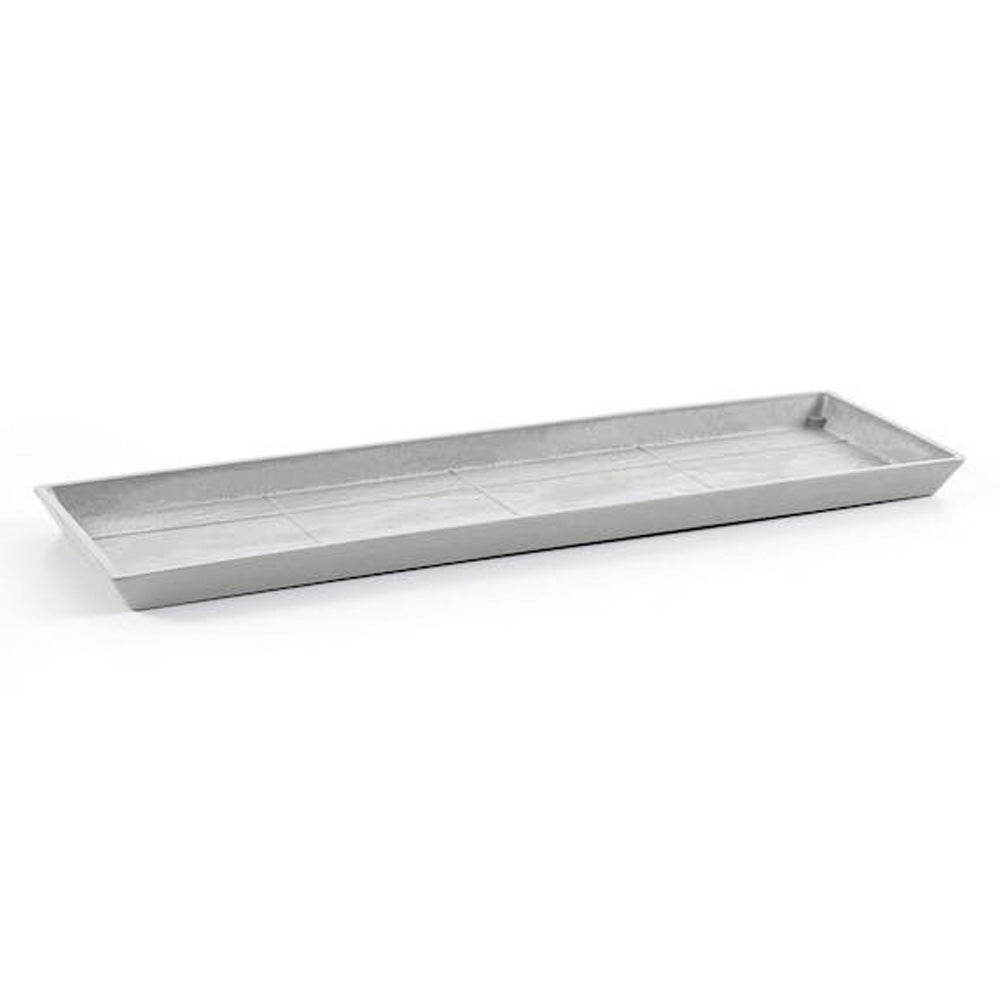 SOTTOVASO RETTANGOLARE GRIGIO CHIARO 55CM