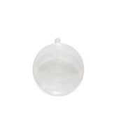 PALLINA DI NATALE TRASPARENTE, Ø14CM