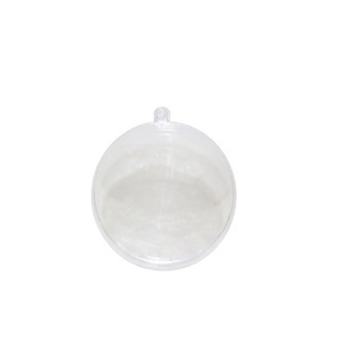 PALLINA DI NATALE TRASPARENTE, Ø14CM