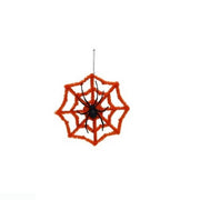 DECORAZIONE DI HALLOWEEN, RAGNO CON RAGNATELA, 30X30CM