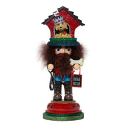 SCHIACCIANOCI HOLLYWOOD CON CANE 33 CM IN LEGNO
