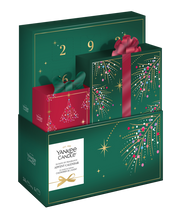 Calendario dell'Avvento 24 Fragranze Verde Rosso Yankee Candle