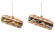 DECORAZIONE NATALIZIA, SANDWICH, IN VETRO, 12.80X4X5.10 CM, MODELLO ASSORTITO