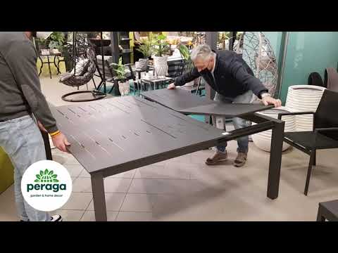 TAVOLO KONNOR ALLUNGABILE 110/160X160CM BIANCO