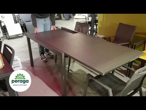 TAVOLO PELAGIUS ALLUNGABILE 135/270X90 ANTRACITE