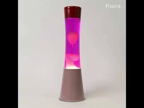 LAMPADA LAVA LAMP ROSA MAGENTA LIQUIDO ROSA H40CM