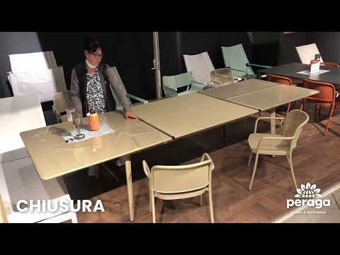 TAVOLO PLUS4 IMPERIAL ALLUNGABILE 220+110X110CM FERRO ANTICO