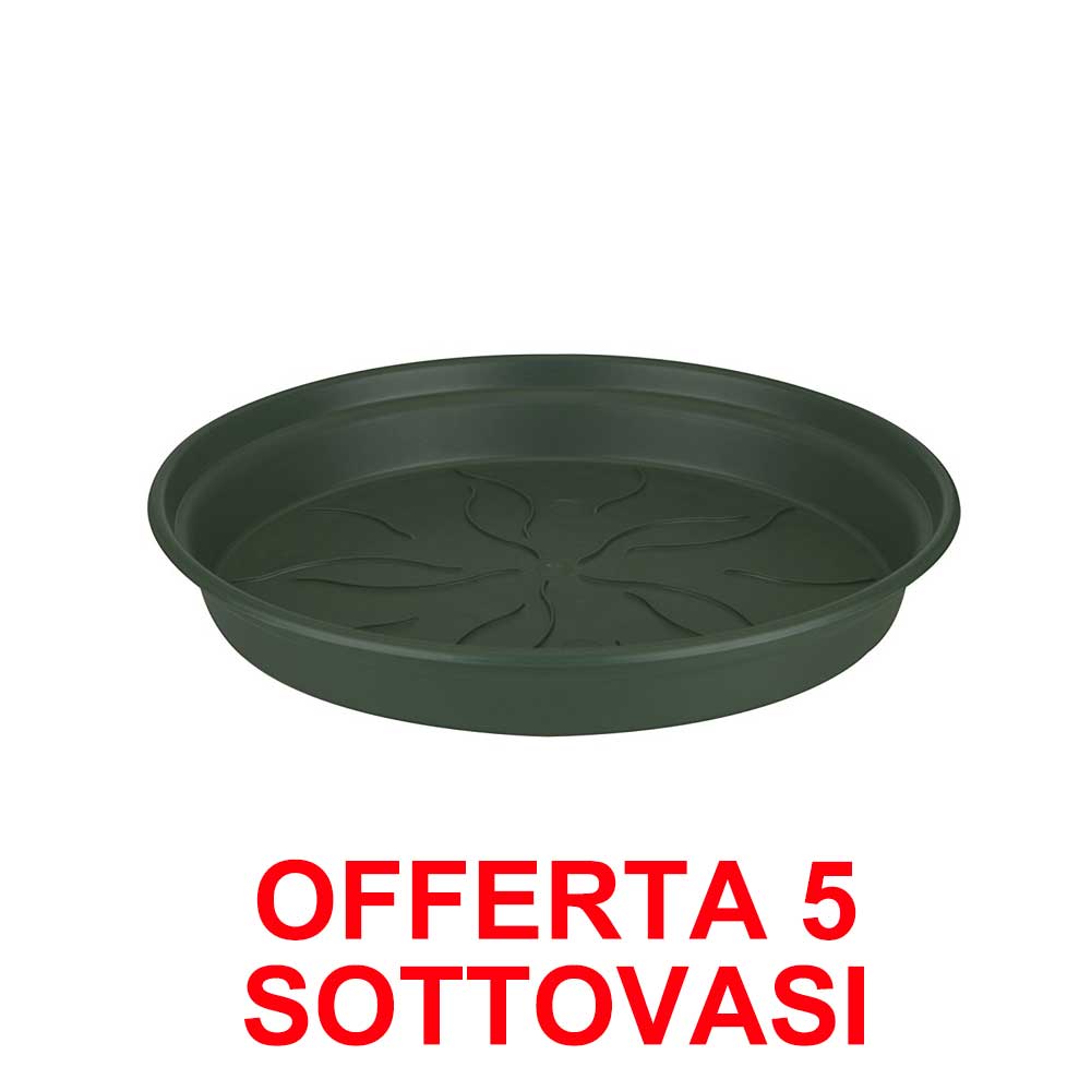 OFFERTA 5 SOTTOVASO GREEN BASICS SAUCER 14CM VERDE