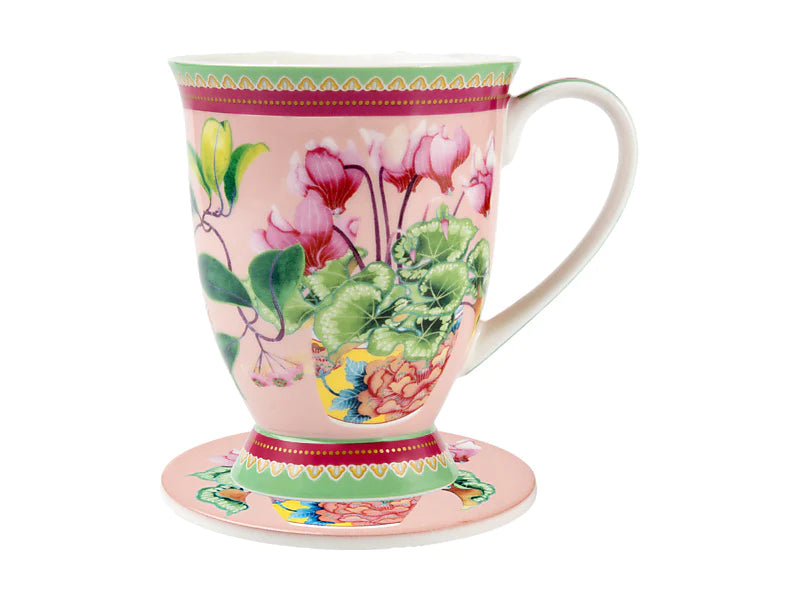 TAZZA MUG E SOTTOTAZZA 300ML GABBY PALMAS JARDIN