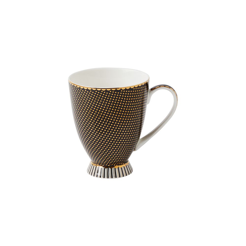 TAZZA REGENCY MUG CON PIEDE 300 ML NERA
