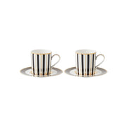 SET 2 TAZZINE CAFFE 100 ML NERE - REGENCY