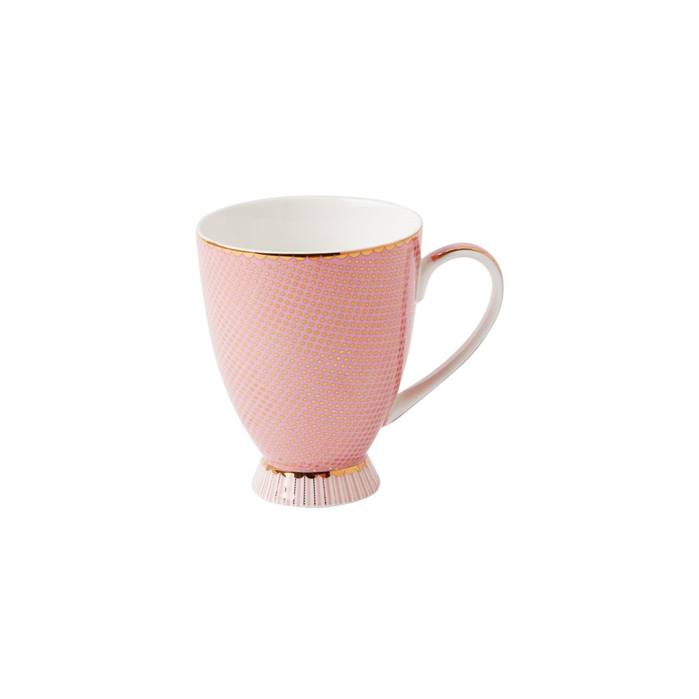 TAZZA MUG CON PIEDE 300 ML ROSA - REGENCY