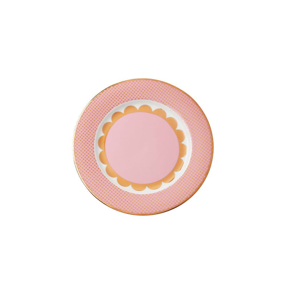 PIATTO DOLCE 19.5CM ROSA - REGENCY