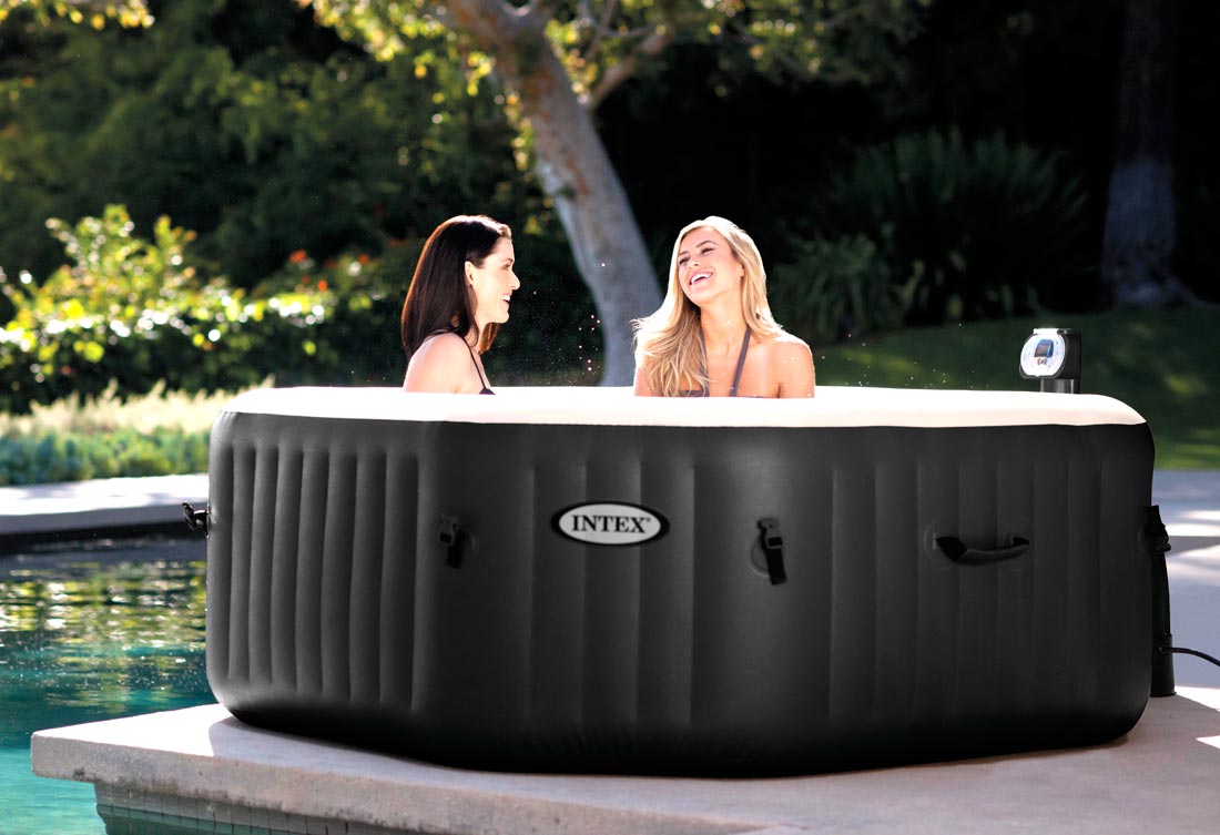 OFFERTA PISCINA IDROMASSAGGIO BUBBLE JET MASSAGE Ø201XH71CM + POGGIATESTA +SEGGIOLINO +PULITORE