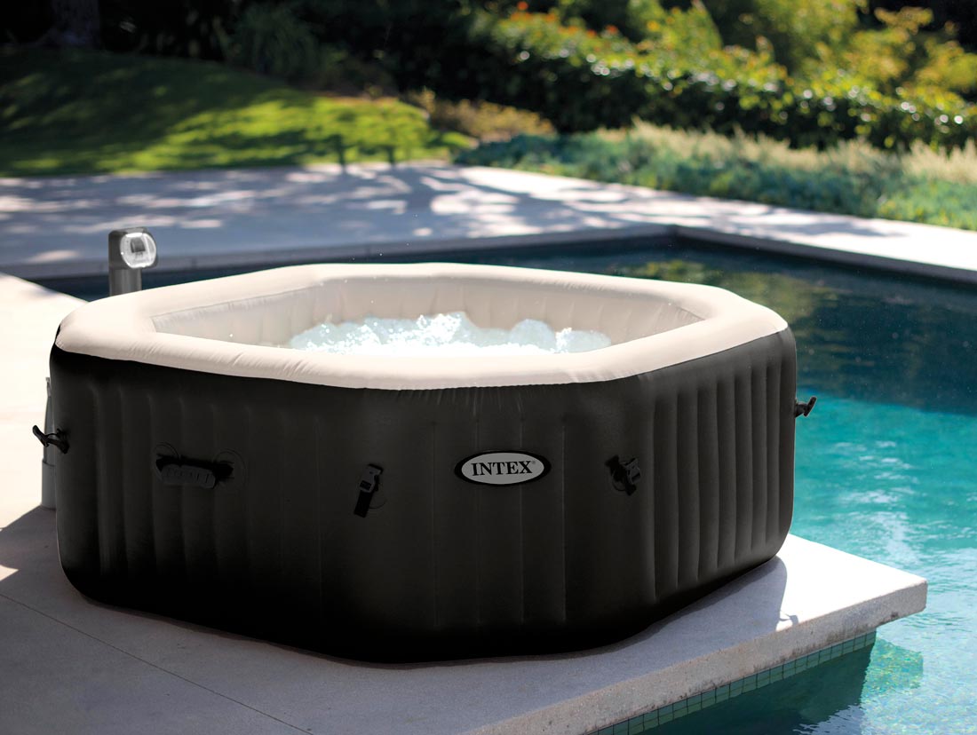 OFFERTA PISCINA IDROMASSAGGIO BUBBLE JET MASSAGE Ø201XH71CM + POGGIATESTA +SEGGIOLINO +PULITORE