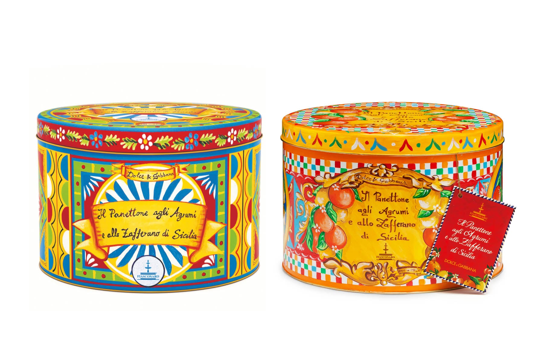 PANETTONE ARTIGIANALE DOLCE&GABBANA AGRUMI E ZAFFERANO 1KG