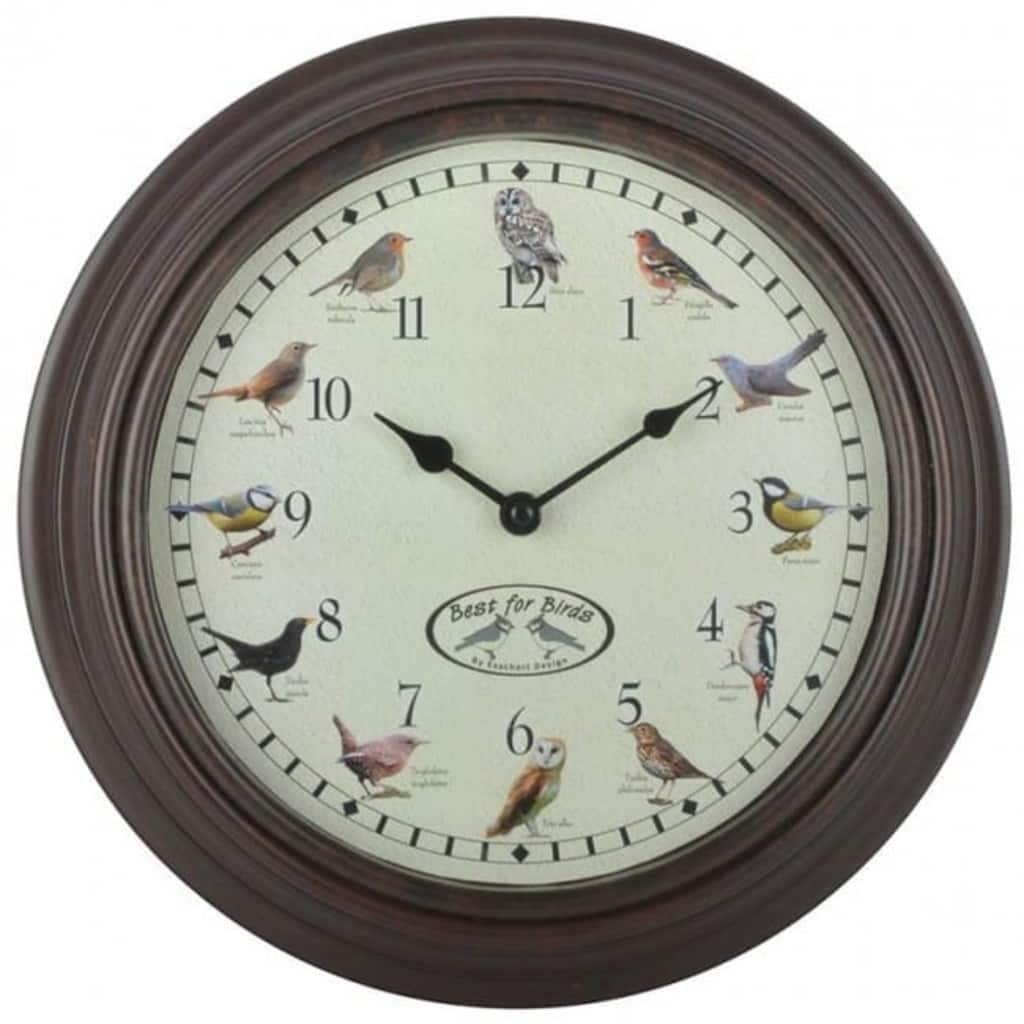 OROLOGIO CON SUONO UCCELLINI 30CM