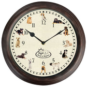 OROLOGIO DA PARETE CON SUONI TEMA CAGNOLINI 30CM