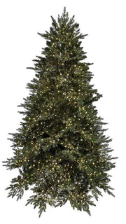 Albero di Natale 270cm Luci 6000 LED Calde Poly Majestic Prelit
