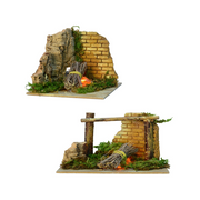 Fuoco per Presepe 15x15x14 cm Modello Assortito Peraga Christmas
