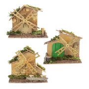 Mulino a Vento 14x14x16cm Modello Assortito Peraga Christmas