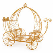 Carrozza Reale in Metallo 6 Posti Oro Peraga Christmas