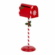 Portalettere Alto Natalizio 35x29 H 87cm Rosso Peraga Christmas