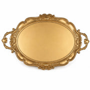 Vassoio Ovale 48X29 H 4CM Oro Peraga Christmas