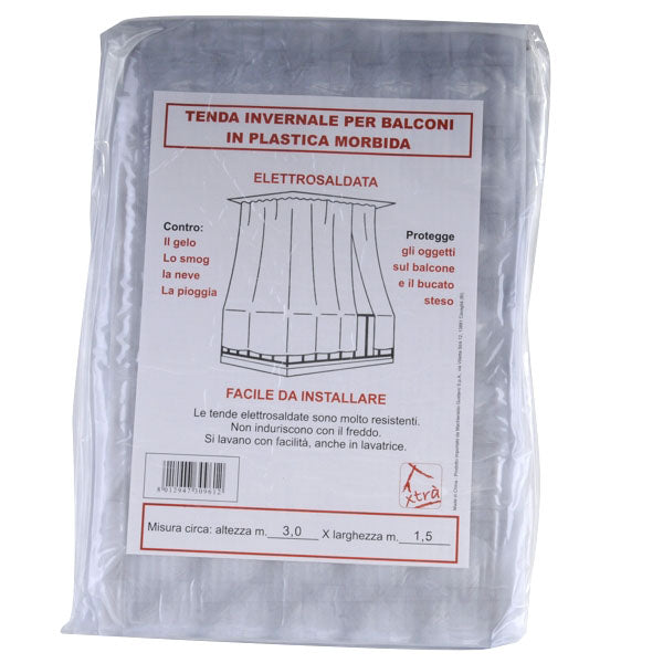 TENDA BALCONE PVC BIANCA 350x300  XTRA